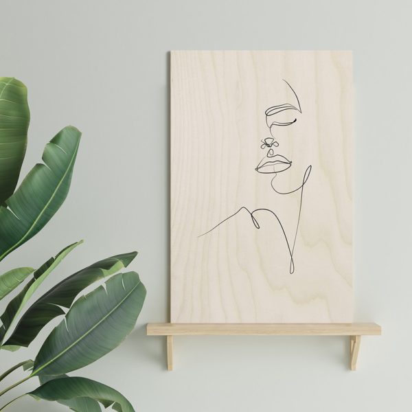 Plywood Print vanerijuliste you 30x40cm